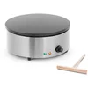 Image de Royal Catering Crêpière Ronde Electrique RCEC-3000-R (40x40x16cm, 3.000W, diamètre de la plaque chauffante 40cm, plaque : fonte avec revêtement en émail)