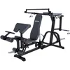 Image de Maxxus Kraftstation 6.0 Banc de Musculation Multifonction   Ergonomique et Design - Banc d  Exercices Fitness Pivotant   Dossier Réglable   Développés, Tractions, Squats, Curls Jambes et Biceps - Charge 150kg