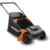 Image de Fuxtec Ramasseur de Feuilles FX-LS52 - Largeur de Travail de 530 mm, Profondeur de Travail de 0-40mm, bac de ramassage d'environ 100L et Poids Net de 6,5 Kg