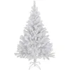 Image de Artificielles Arbre de Noël 120 cm en Blanc - avec Support en métal