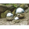 Image de Boules décoratives en acier inoxydable de haute qualité 3er Set Silber