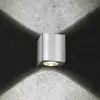 Image de LCD Applique murale extérieure à LED 5026, acier inoxydable, 11 cm, IP54, haut/bas