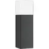 Image de LCD Luminaire pour socle Linus, graphite, hauteur 40cm, aluminium, verre opale
