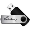 Image de MediaRange MR912 Flexi Clé USB 64 Go 15 Mo/s USB 2.0 noir-argent