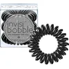Image de Invisibobble Original True Black élastique cheveux noir x3 I Elastique en spirale pour femme et homme I Elastiques cheveux sans traces I Tenue forte