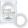 Image de Invisibobble élastiques spirales transparent Slim Crystal Clear x3 - Élastique en spirale pour femme et homme - Elastique invisible cheveux sans traces