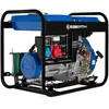 Image de EBERTH 5000 Watt Groupe Electrogene Diesel Generateur Electrique Portable avec Moteur Diesel 10 CV, 4 Temps, Démarreur électrique, 3 Phases, 1x 400V, 1x 230V, 1x 12V, Régulateur AVR