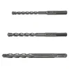 Image de EBERTH Set de forets SDS Plus 3 pièces avec forets à béton de 8mm, 10mm et 12mm en métal dur, 2 tranchants, forets à pierre de haute qualité, forets marteaux, accessoires pour perceuse