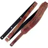 Image de Richter 1043 Worn Brown Slim Deluxe XL Guitar Stra sangle de guitare réglable en cuir