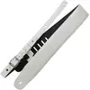 Image de Richter 1067 Luxury, Beluga White, sangle de guitare