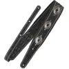 Image de Richter 1544 Black / Old Nickel Springbreak I Concho sangle de guitare et basse en cuir de haute qualité