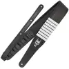 Image de Richter 1008MKH-ONI Matt Heafy Signature, Black / White Stripes&Oni sangle de guitare