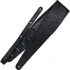 Image de Richter 1675 Black Springbreak III Leatherette sangle de guitare et basse en cuir synthétique de haute qualité