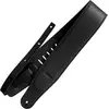 Image de Richter 1802 Black Raw III Pad Nappa sangle de guitare
