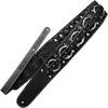 Image de Richter 1129CK Chris Kael Signature, Black & Old Silver Rings, sangle de guitare
