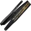 Image de Richter 2038 Pi Stoffers Signature, Black/ Golden, sangle de guitare