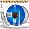 Image de HB-DIGITAL 100m Câble Coaxial HQ-135 Câble d'Antenne 135dB Câble Sat 8K 4K UHD 4 Fois Blindé pour Les Systèmes DVB-S / S2 DVB-C / C2 DVB-T / T2 Dab+ Radio BK + 10 F-Plug Gratuit