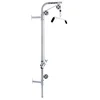 Image de ScSPORTS® Câble de traction avec fixation murale, acier blanc, avec barre de traction et barre de triceps, stable, carré en tube d'acier, plusieurs façons d'entraînement avec barre de traction