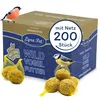 Image de Lyra Pet® 200 Boules de Graisse pour mésanges en Filet de 90 g chacune = 18 kg de Nourriture pour Oiseaux Sauvages