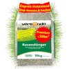 Image de versando 10kg jusqu'à 500m² d'engrais gazon été: repousse la mousse et les mauvaises herbes pour un gazon sain et bien vert Engrais de été à effet immédiat - qualité Premium