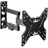 Image de TecTake Support Mural TV Universel Inclinable et Orientable Pivotant pour Écrans Plats Vesa Max. 200x200 17-42" 43-107cm Distance du Mur 5-36cm