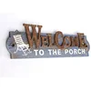 Image de DanDiBo Plaque mural en bois Planche murale 93543 Plaque en bois 60 cm Tableau mural Shabby Vintage Plaque de jardin