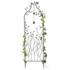 Image de DanDiBo Tuteur en métal avec cloche - 170 cm - 93994 - Aide à l'escalade - Support de fleurs