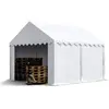 Image de TOOLPORT Tente de Stockage 3x4 m abri bâche PVC 700 N imperméable Blanc