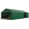 Image de TOOLPORT Tente de Stockage 5x10 m abri bâche PVC 700 N imperméable Vert foncé