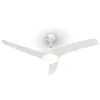 Image de Klarstein Figo ventilateur de plafond 52 55 W plafonnier 2x42 W télécommande blanc en occasion ou reconditionné
