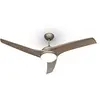 Image de Ventilateur de plafond Klarstein Figo avec éclairage, en titane et blanc Titane/argenté