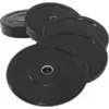 Image de Gorilla Sports® Disques de Poids - Olympiques 5/10 /15/20 / 25 kg Poids, 50mm, Antidérapante, Noir - Disques d'Haltères, Ensemble de Plaques, Haltérophilie, Musculation, Fitness, Gym