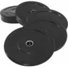 Image de Gorilla Sports® Disques de Poids - Olympiques 5/10 /15/20 / 25 kg Poids, 50mm, Antidérapante, Noir - Disques d'Haltères, Ensemble de Plaques, Haltérophilie, Musculation, Fitness, Gym