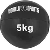 Image de Gorilla Sports® Medecine Ball - Individuel/Ensemble 1/2/3/4/5/6/ 7/8/9/10kg Poids, Ø 29 cm, Antidérapante, Noir - Slam Ball, Balles de Poids, pour Fitness, Musculation, Gym