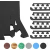 Image de 8 embouts de finition pour dalles en mousse - épaisseur 1,2 cm - Coloris Noir, Bleu, Gris, Bois foncé, Bois clair ou Gazon