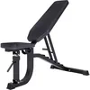 Image de GORILLA SPORTS® Banc de Musculation - Inclinable, Charge Max. 500 kg, Réglable en 7 Positions, Complet du Corps, Noir - Banc d'Haltérophilie, Multifonction, Entrainement Complet, Abdominaux, Fitness