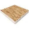 Image de Tapis puzzle de protection avec bordures interconnectables de 1,2cm d'épaisseur en mousse EVA 18 éléments - Coloris Noir, Bleu, Gris ou Rouge