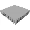 Image de Set de tapis de protection Gorilla Sports  8 Tapis de protection du sol en différentes couleurs 60 x 60 cm | Tapis de protection du sol. Tapis puzzle, gris