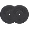 Image de GORILLA SPORTS® Disque Musculation - Simple 1,25-15kg / Jeu 27,5-30 kg, Réglable, Ciment, Plastique, Ø 31 mm, Noir - Set de Poids, Matériel de Musculation, Sport Maison, Fitness, Salle de Sport