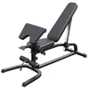 Image de Banc inclinable avec accessoires jambes/Curl