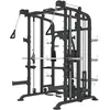 Image de GORILLA SPORTS® Smith Machine - Multifonction, Complet, Barre Olympique, Traction, Butterfly, Dips, Insert en T, Poulie Musculation - Station, Machine Musculation, Sport Maison