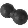 Image de GORILLA SPORTS® Duo Balles Fascias - pour Auto-Massage, L16cm x Ø8,2cm, en Mousse, Noir - Duoball, Peanut Ball, Double Balle, Boule de Fascia, Entraînement, pour Dos et Jambes, Pilates, Fitness, Yoga