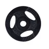 Image de Gorilla Sports® Disques Poids - 1,25/2,5/5/10/15/20kg, Set 2/27,5/30kg, Ø 30/31mm, Fonte, Argent/Noir - Ensemble Plaques d'Haltères, Musculation, Fitness, Gym