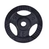 Image de Gorilla Sports® Disques Poids - 1,25/2,5/5/10/15/20kg, Set 2/27,5/30kg, Ø 30/31mm, Fonte, Argent/Noir - Ensemble Plaques d'Haltères, Musculation, Fitness, Gym
