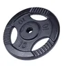 Image de Gorilla Sports® Disques Poids - 1,25/2,5/5/10/15/20kg, Set 2/27,5/30kg, Ø 30/31mm, Fonte, Argent/Noir - Ensemble Plaques d'Haltères, Musculation, Fitness, Gym