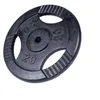 Image de Gorilla Sports® Disques Poids - 1,25/2,5/5/10/15/20kg, Set 2/27,5/30kg, Ø 30/31mm, Fonte, Argent/Noir - Ensemble Plaques d'Haltères, Musculation, Fitness, Gym