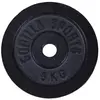 Image de Disques de poids en fonte noire/argent - De 0,5 KG à 30 KG