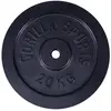 Image de Disques de poids en fonte noire/argent - De 0,5 KG à 30 KG