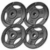 Image de GORILLA SPORTS® Disques de Poids - 1,25kg, 2,5kg, 5kg, 10kg, 15kg, 20kg Set de 2kg, 27,5kg, 30kg, Ø 30/31mm, Fonte, Argent / Noir - Disques d'Haltères, Ensemble de Plaques, Musculation, Fitness, Gym