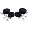 Image de GORILLA SPORTS® Ensemble d'Haltères Courts - 27,5 kg, 6x1,25/6x2,5 kg, Ø 30mm, 2 Barres Courts, avec 4 Fermetures en étoile, Poignée Moletée, en Fonte - Ensemble d'Haltères, Poids
